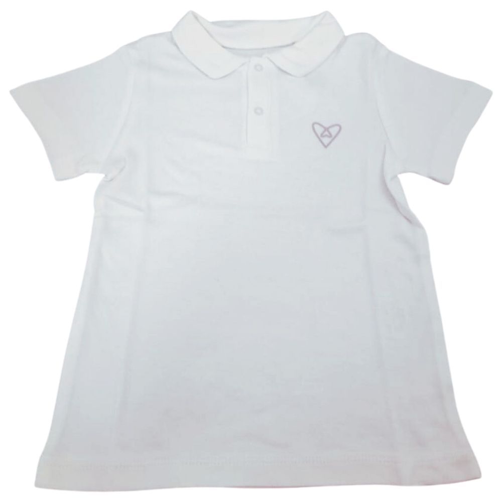 Forever Cute - Polo T-Shirt - White