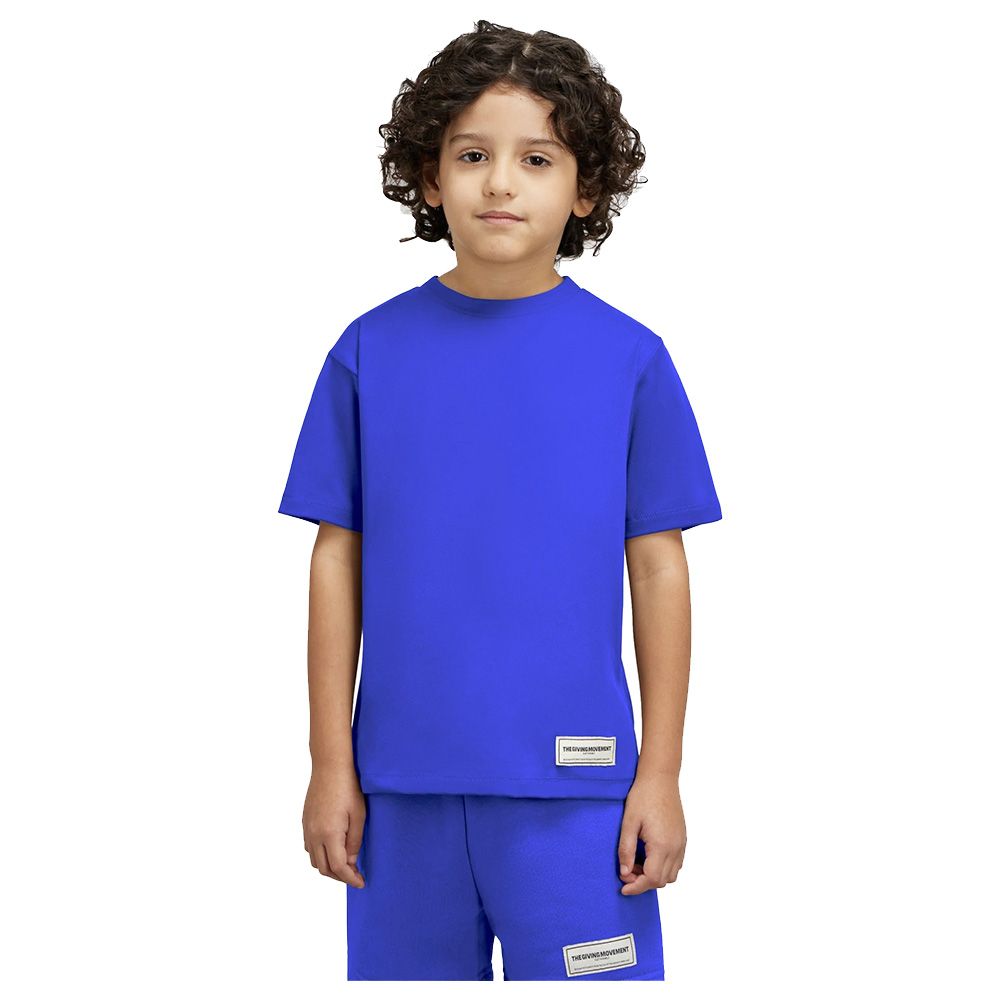 The Giving Moment - Kids Regular Fit T-Shirt - Moroccan Blue