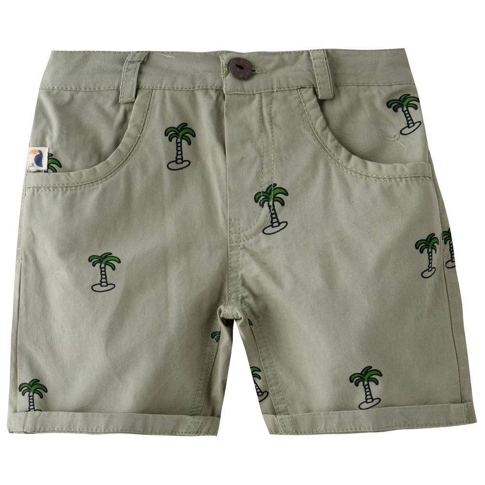 Little Kangaroos - Baby Boy Woven Bermuda - Pista