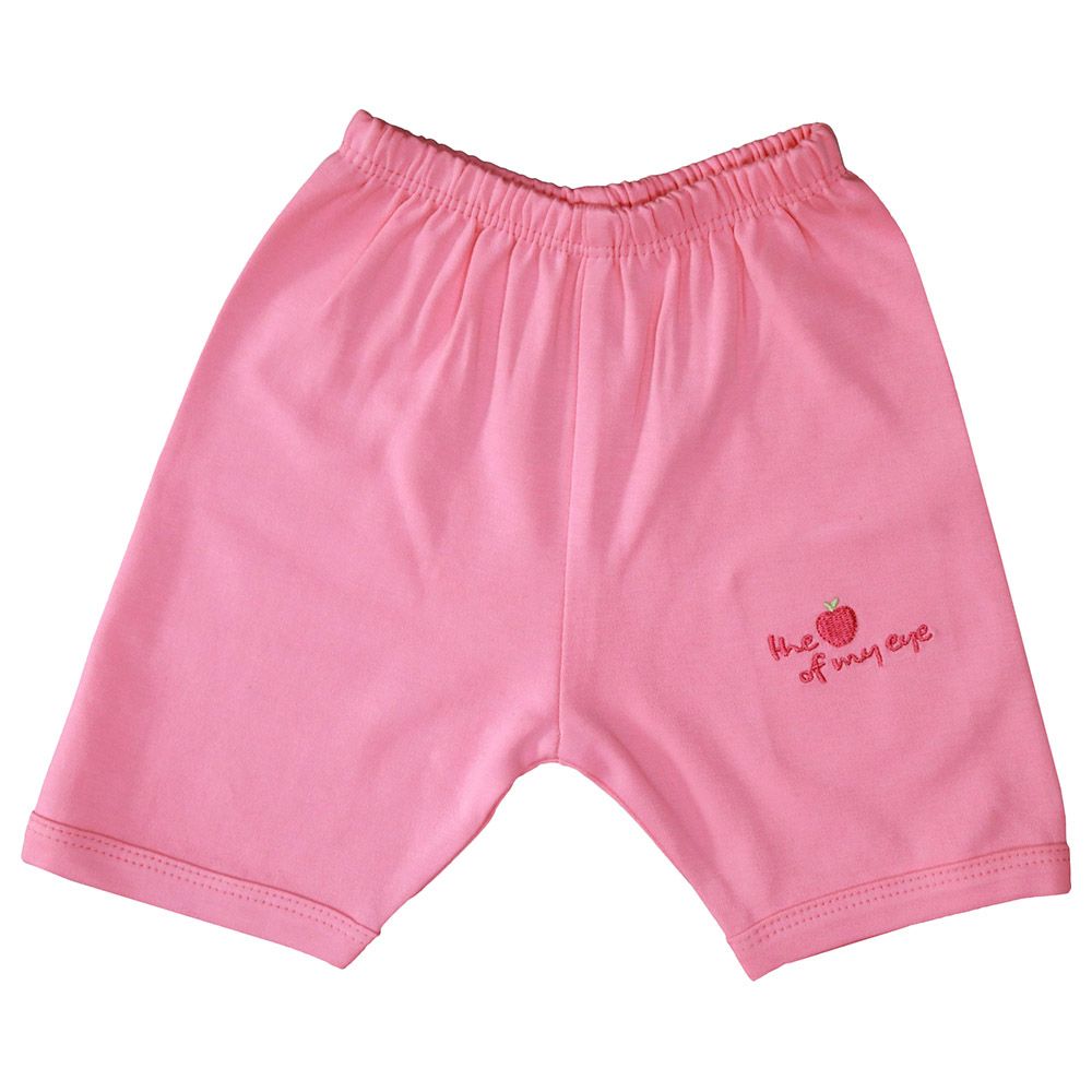 Smart Baby - Baby Girl Plain Shorts - Pink