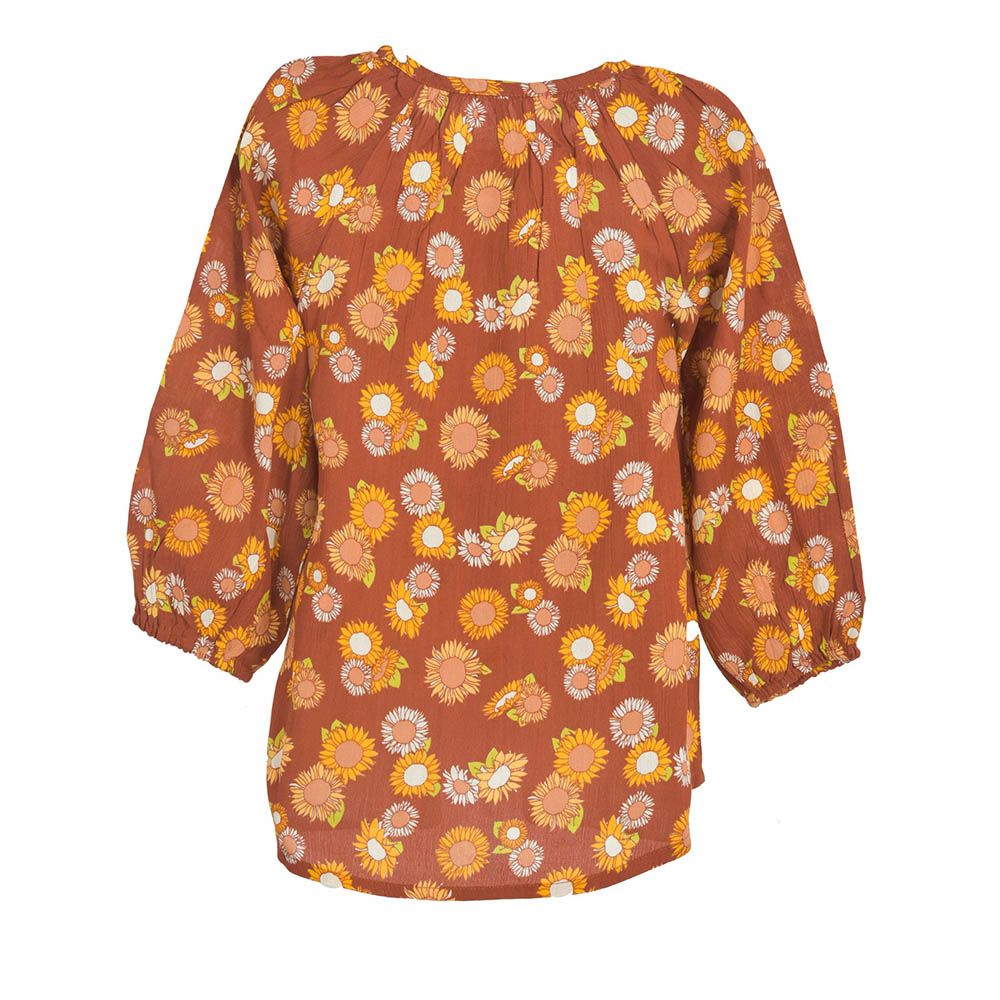 Nexgen Girls - Girl's Long Sleeve Printed Top - Brown