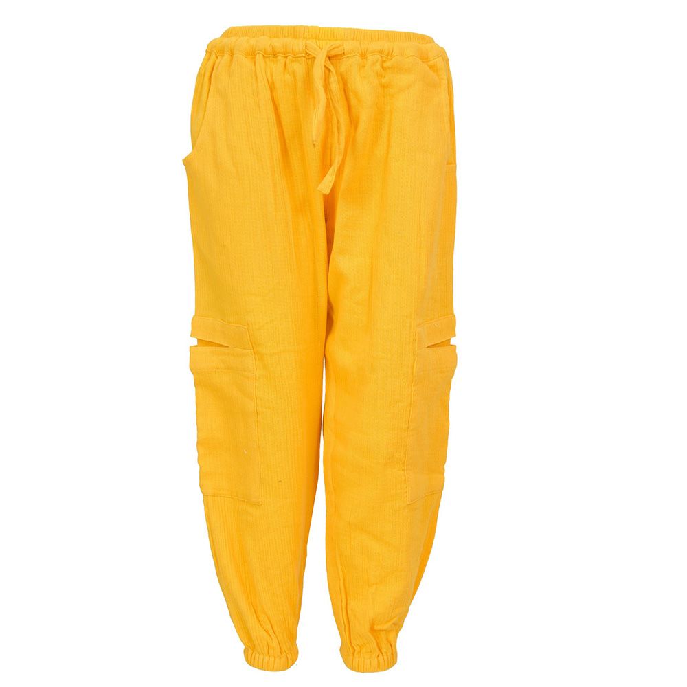 Nexgen Girls - Girl's Plain Harem Pants - Mustard