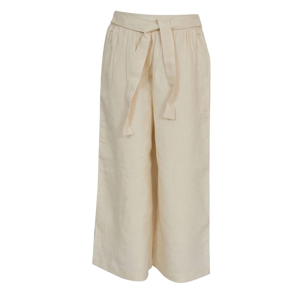 Nexgen Girls - Girl's Plain Wide Leg Pants - White