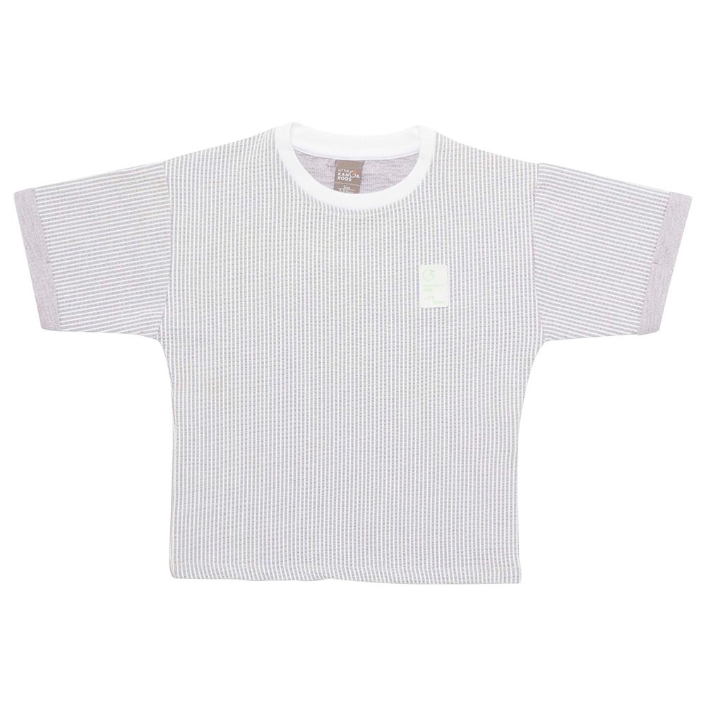 Little Kangaroos - Boy Round Neck Half Sleeve T-Shirt - Light Purple