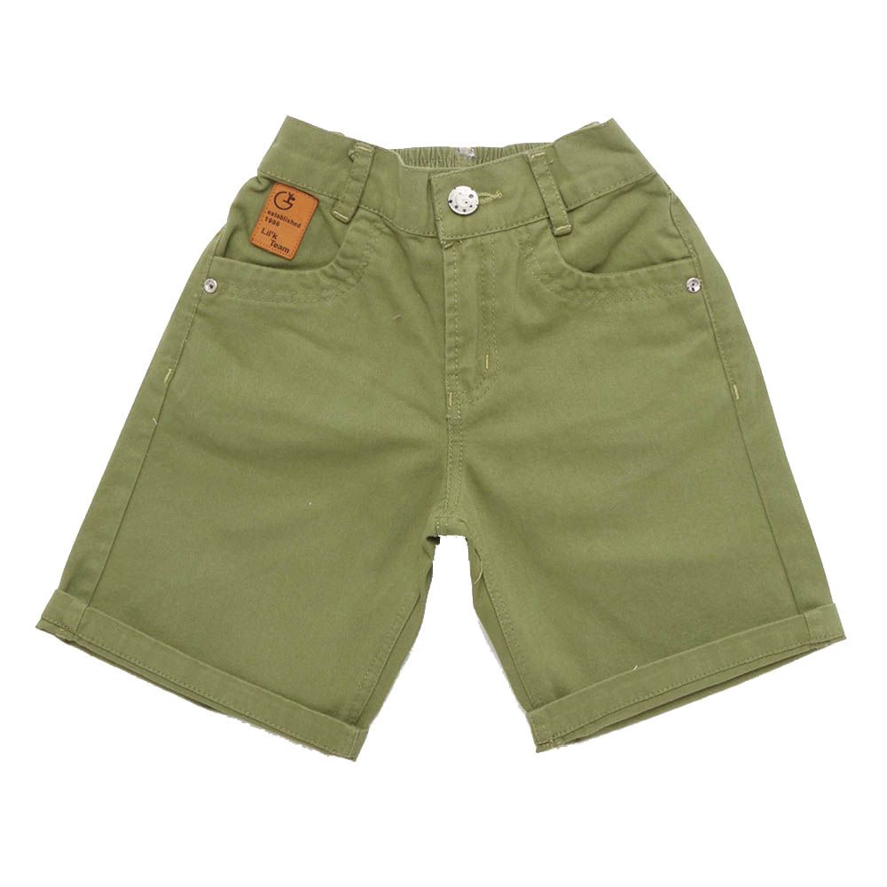 Little Kangaroos - Boy Denim Shorts - Khaki