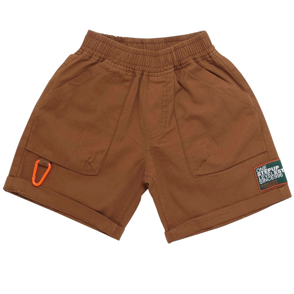 Little Kangaroos - Boy Semi Elasticated Woven Bermuda Shorts - Brown