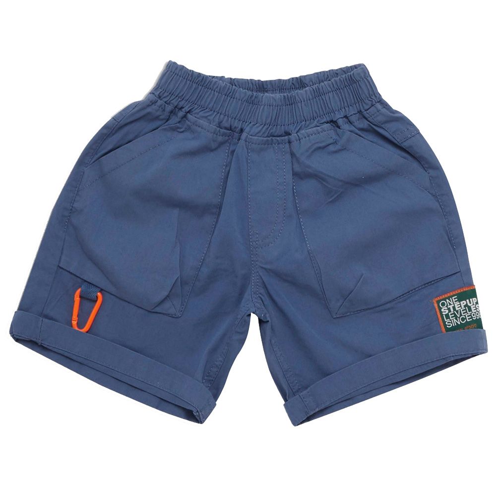 Little Kangaroos - Boy Fully Elasticated Woven Shorts - Denim Blue