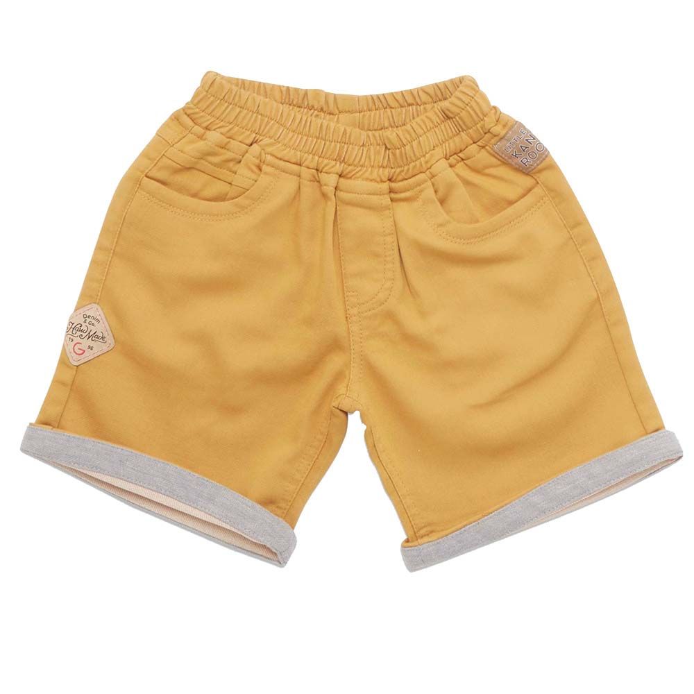 Little Kangaroos - Boy Full Elastic Shorts - Khaki