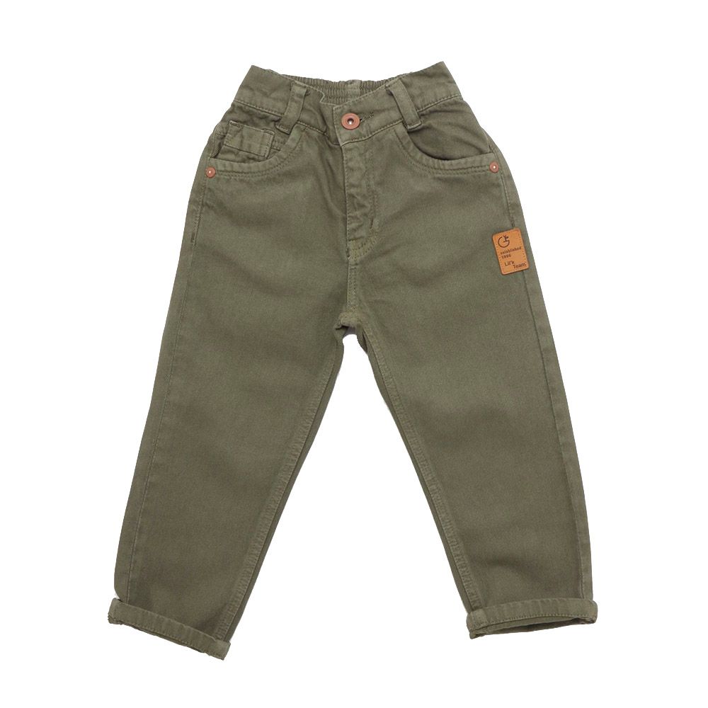 Little Kangaroos - Boy Denim Jeans - Olive