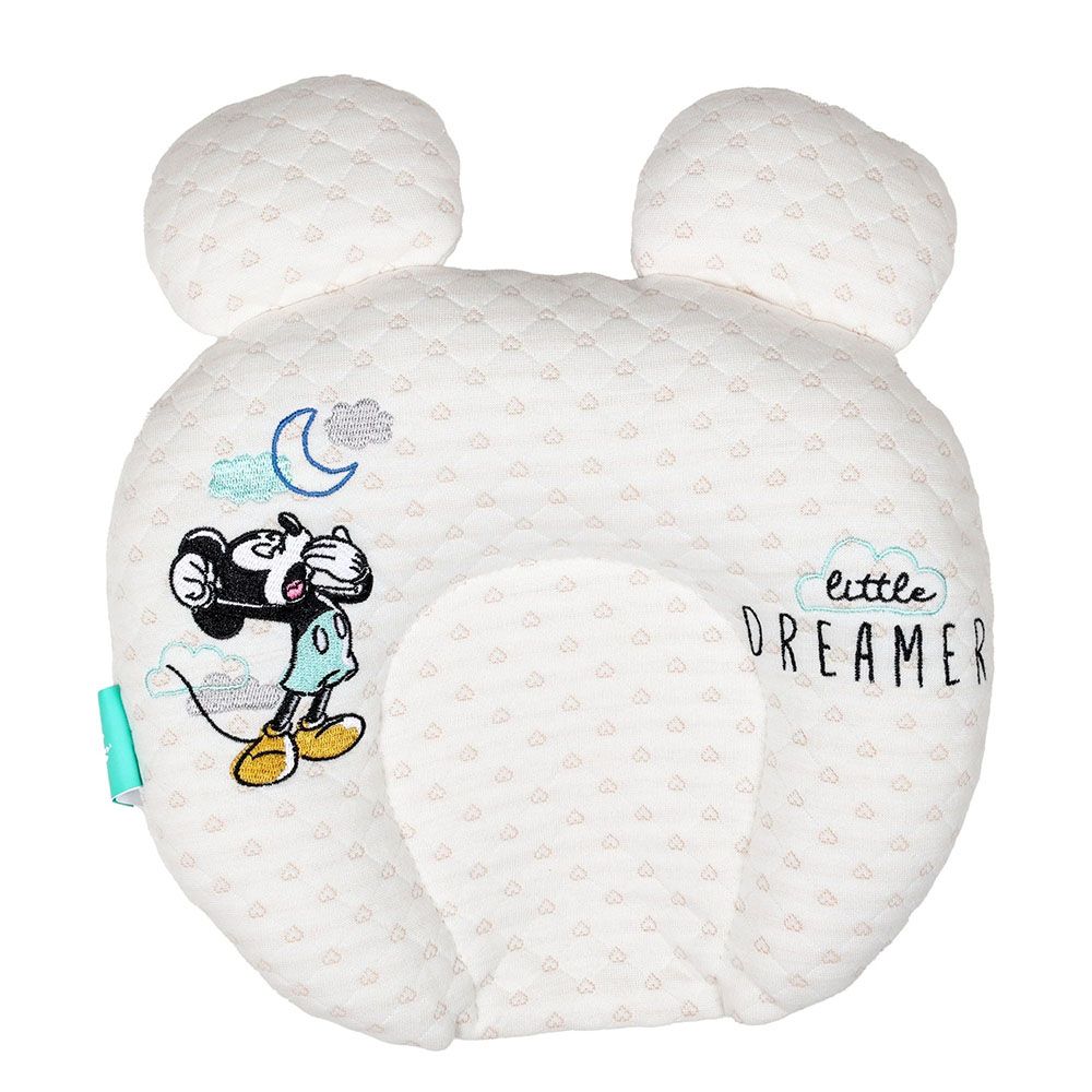 Disney - Baby Boy Head Pillow - White