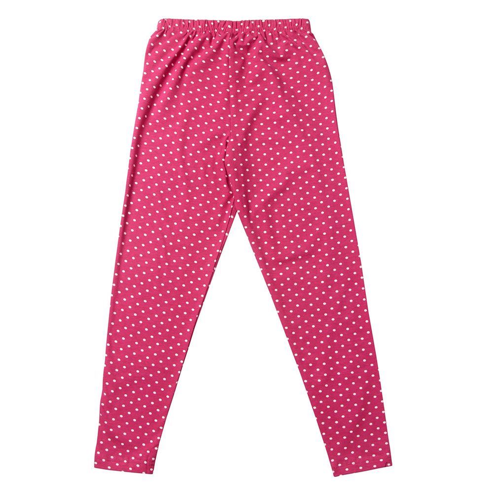 Nexgen Girls - Yarn Printed Leggings - Fuchsia Pink