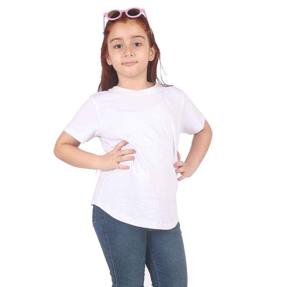 Nexgen Girls - Half Sleeves T-Shirt - White