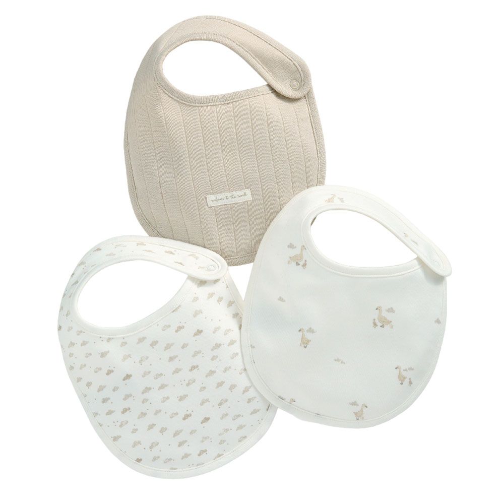 Mamas & Papas - 3pc-Set - Duckling Bibs