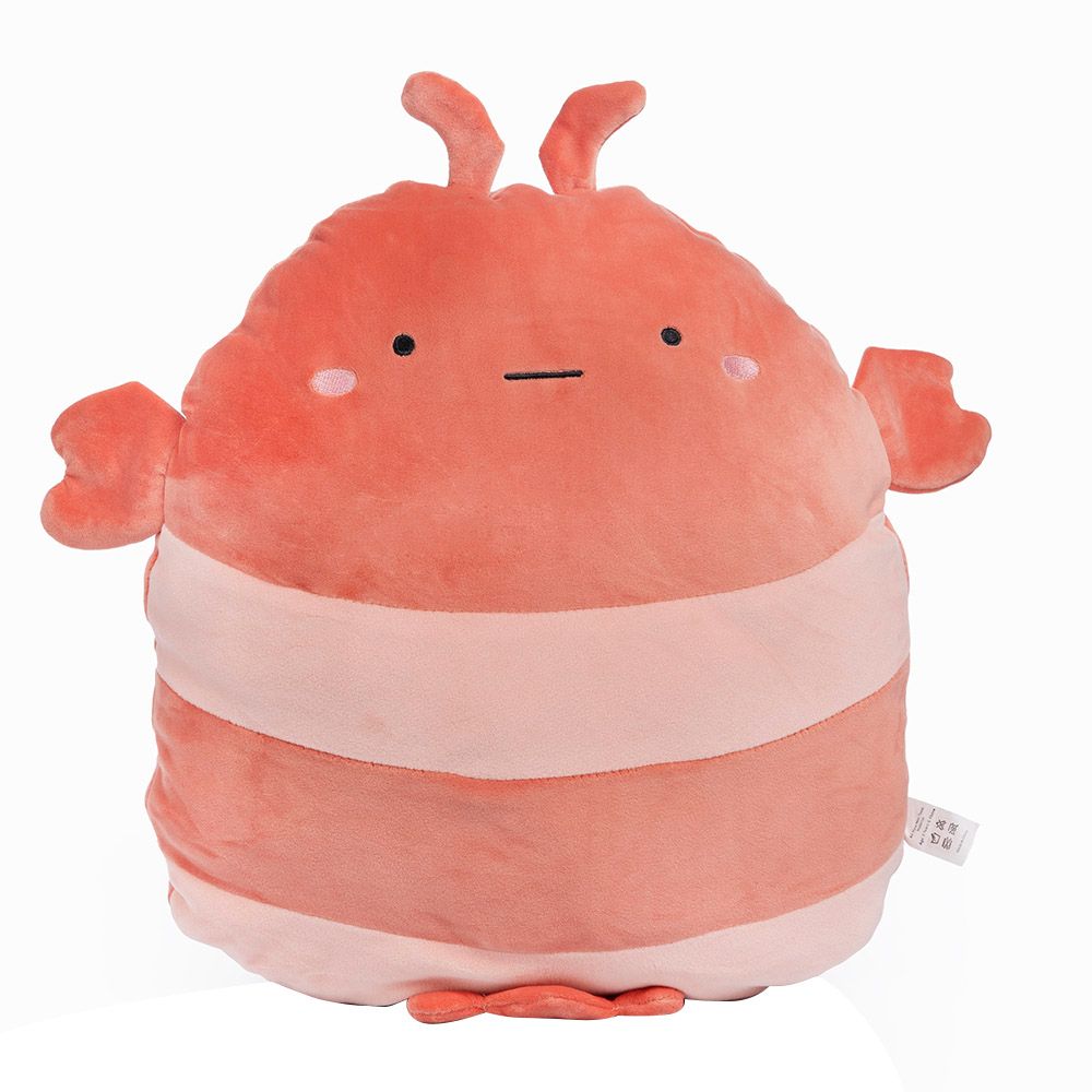 Toto Toys - Plush Cushion - Lobster - Peach - 40 cm