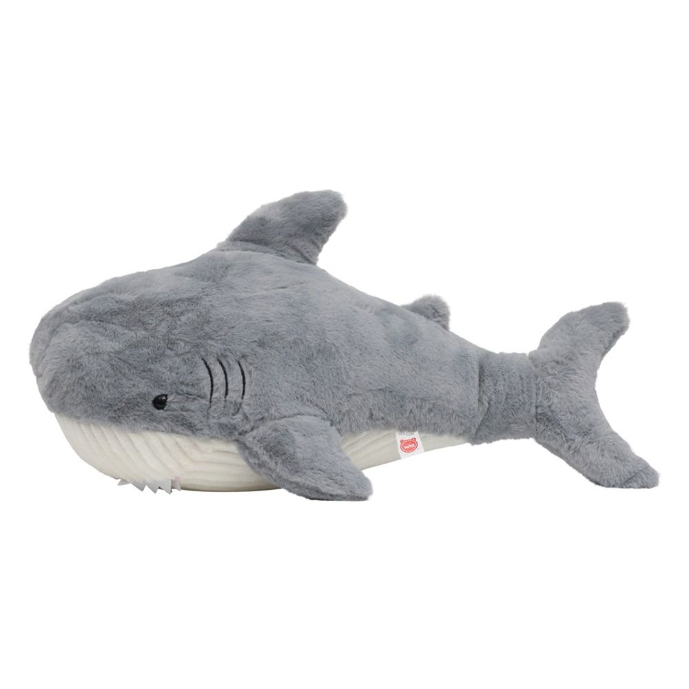 Toto Toys - Plush Soft Toy - Shark - Grey - 55 cm