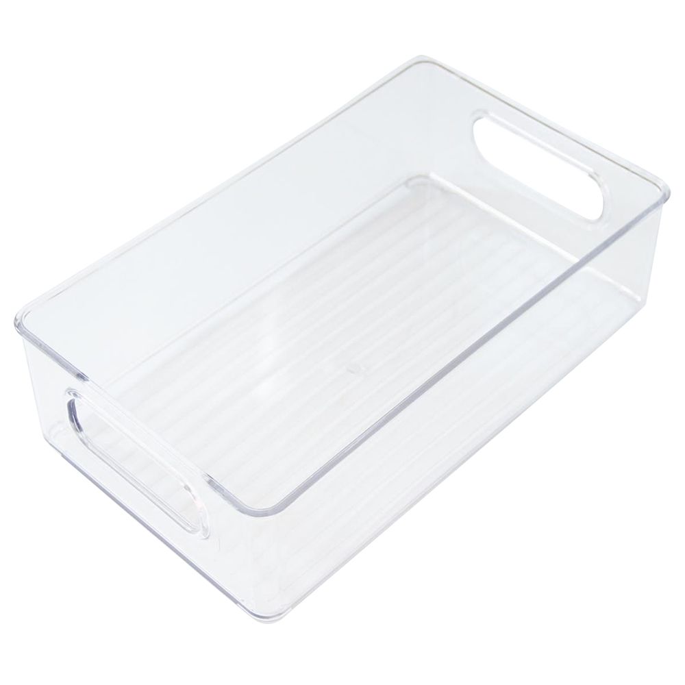 A'ish Home - Home Edition Flat Wide Storage Container - Clear