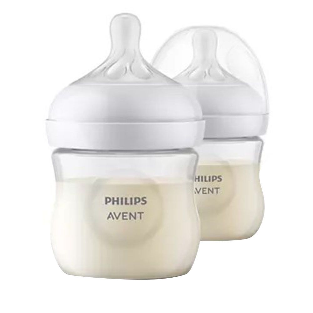 Philips Avent - Natural 3.0 Feeding Bottle - 125 ml - Pack of 2