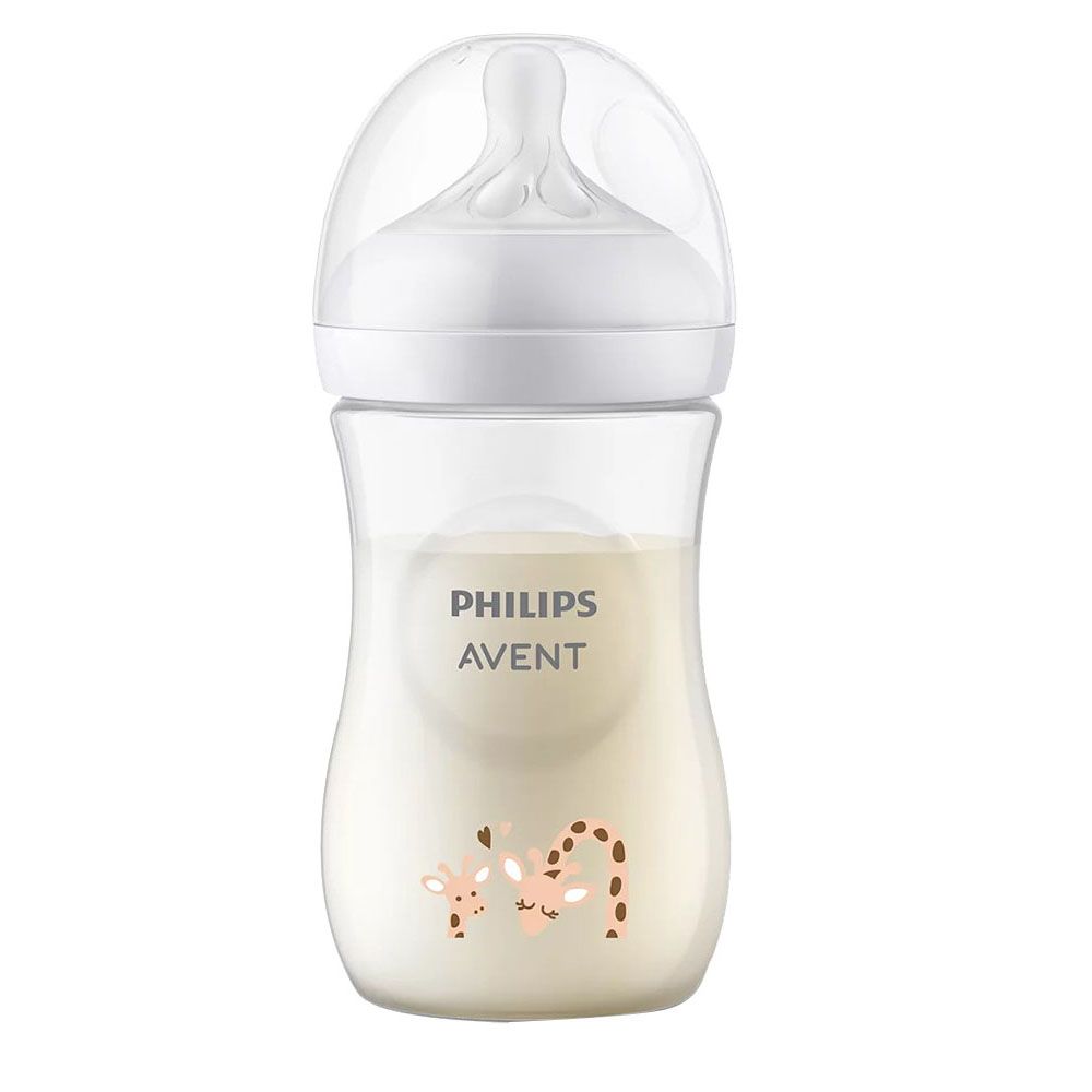 Philips Avent - Natural 3.0 Feeding Bottle - Giraffe - 260 ml