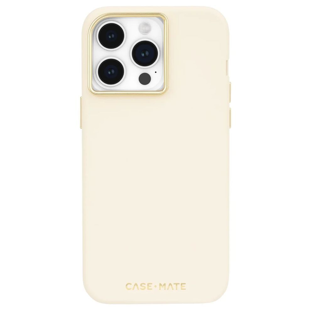 Case-Mate - iPhone 15 Pro Max Silicone MagSafe Case 6.7-inch - Beige