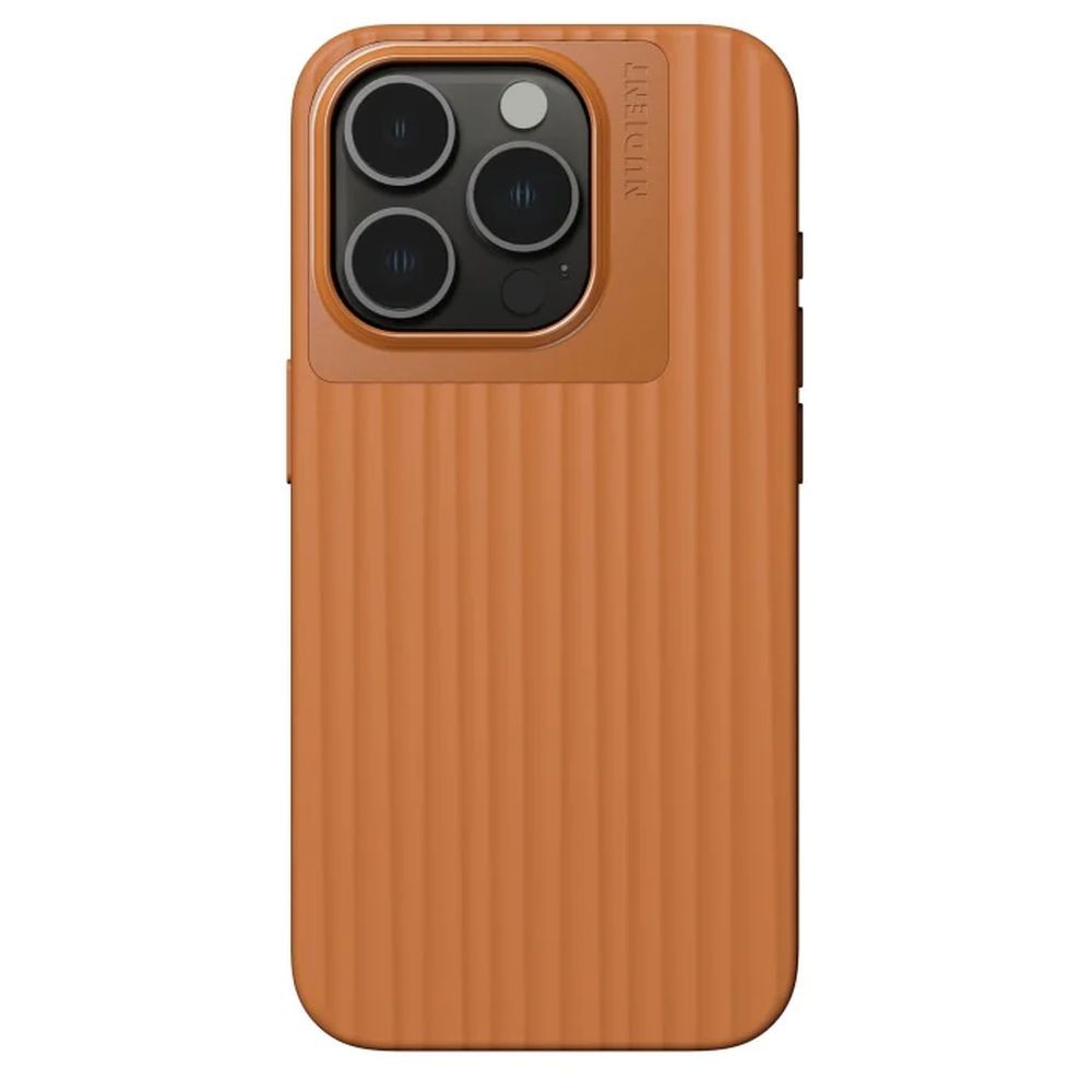 Nudient - iPhone 15 Pro Bold Case - Tangerine Orange