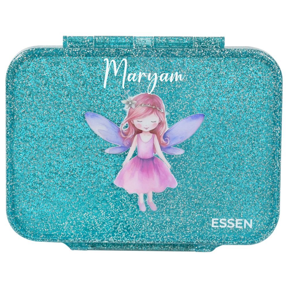 Essen - Personalized Tritan Bento Lunch Box - Teal Fairy