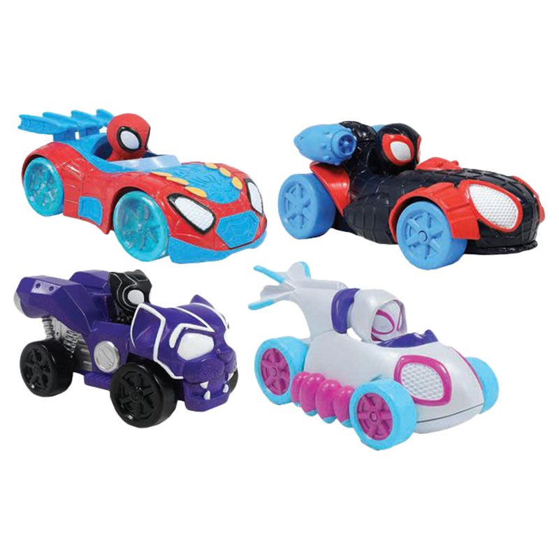 Disney - Spidey N Friends Amazing Metal Car - 4pcs