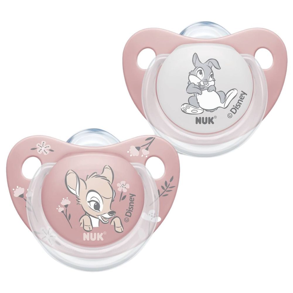 Nuk - Disney Bambi Trendline Silicone Soother - 6-18M - 2pcs