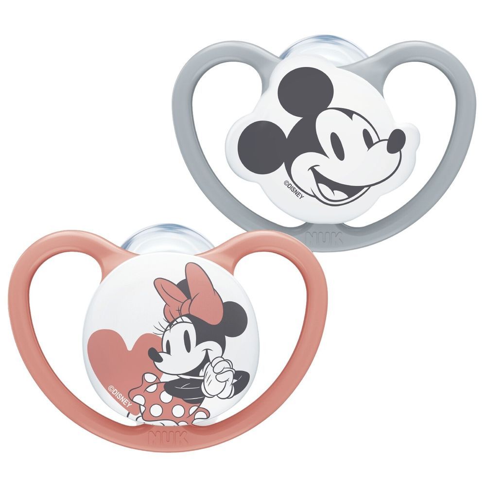 Nuk - Disney Mickey Space Soother - 0-6M - 2pcs