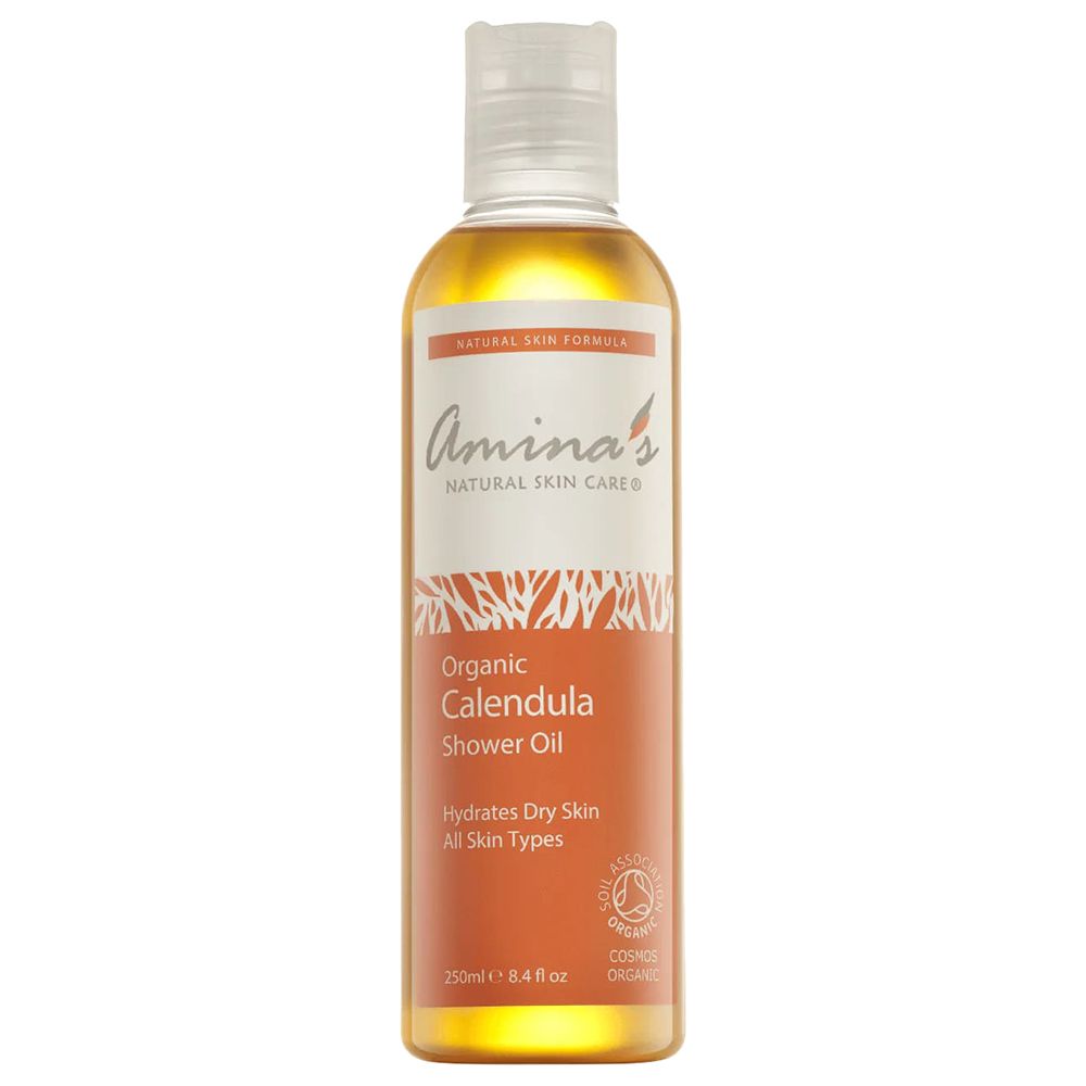 Amina's Natural Skin Care - Organic Calendula Shower Oil - 250 ml