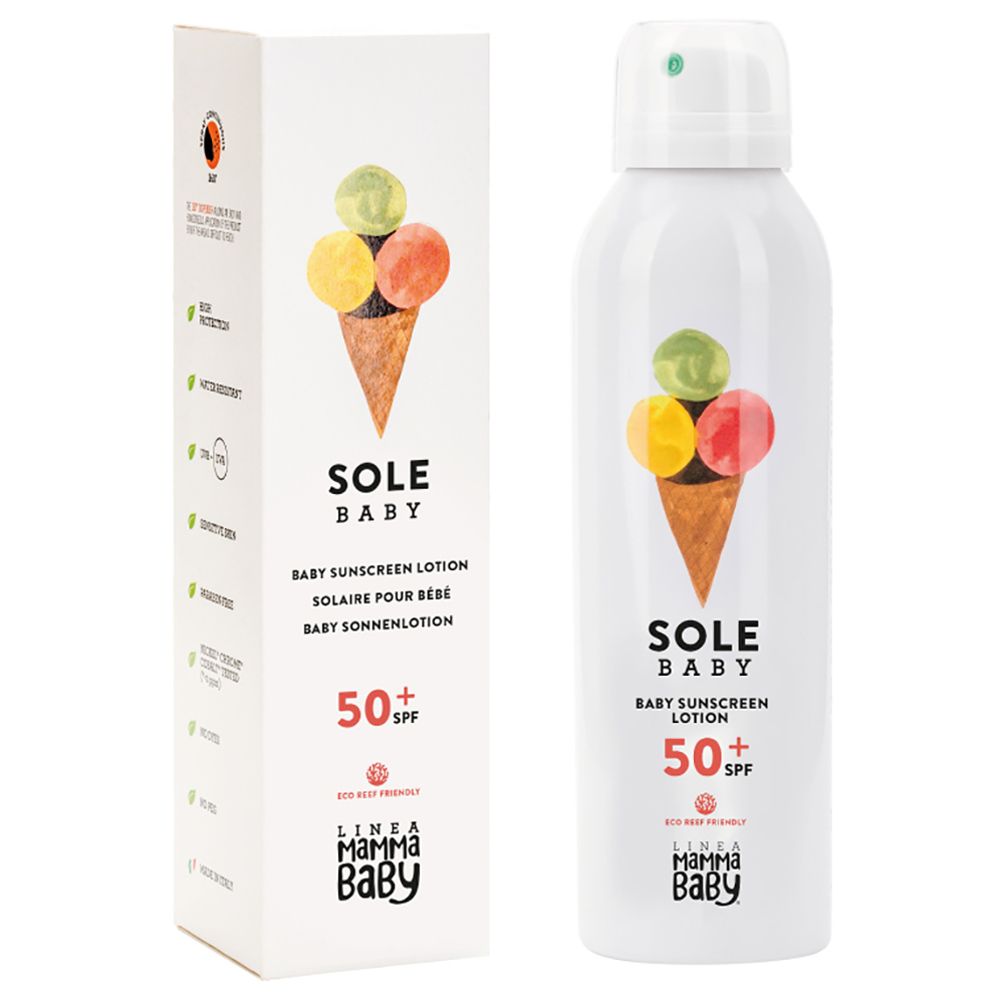 Linea MammaBaby - Spf50+ Ecoreef Baby Sunscreen - 150 ml