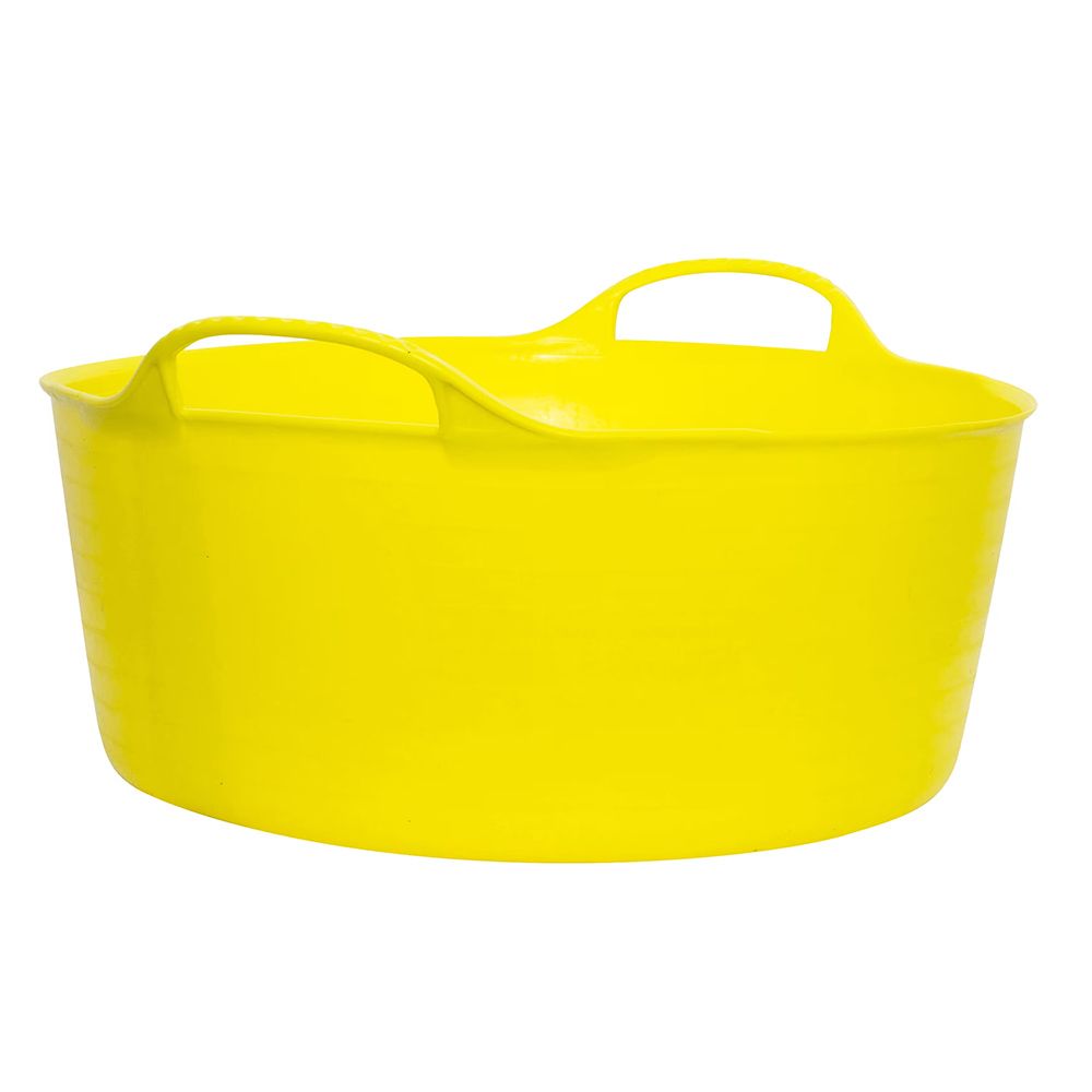 Red Gorilla - Shallow Recycled Tub - Yellow - Small - 15 L