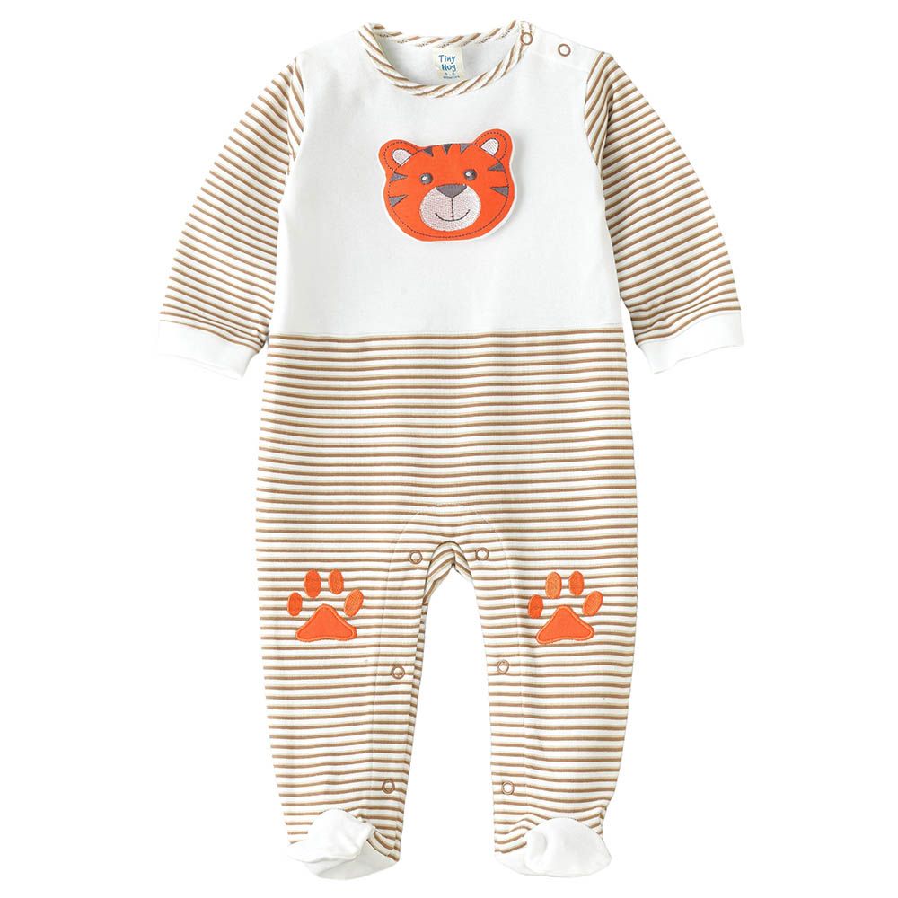 Tiny Hug - Boys Soft And Comfortable Cotton Sleepsuit - Multi