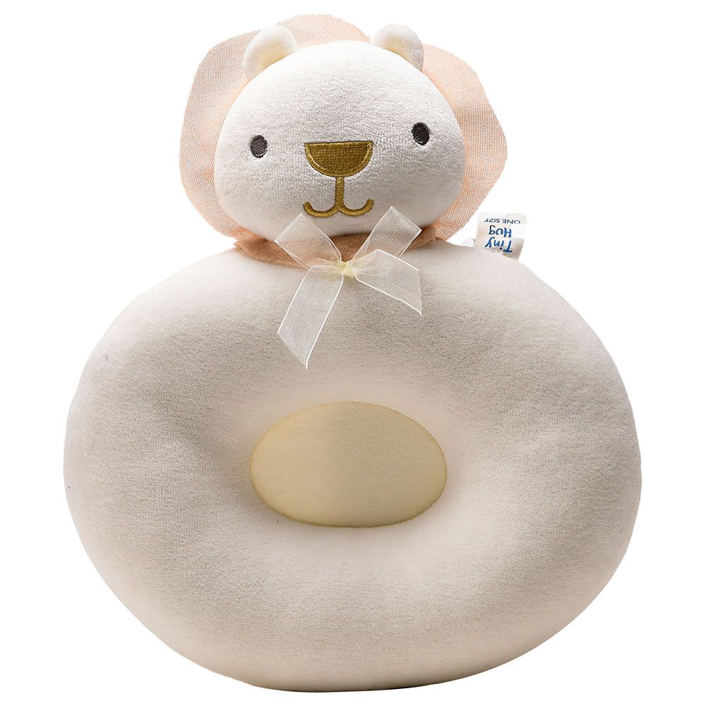 Tiny Hug - Newborn Soft And Breathable Baby Flat Pillow - Ivory 