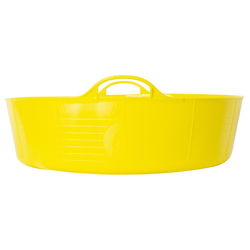 Red Gorilla - Shallow Recycled Tub - Yellow - Large - 35 L