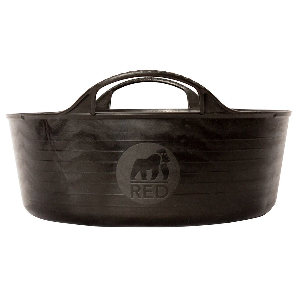 Red Gorilla - Shallow Recycled Tub - Black - Mini - 5 L