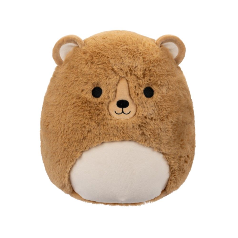 Squishmallows - Greta Bear Fuzzamallow Plush Toy - Brown - 12-Inch