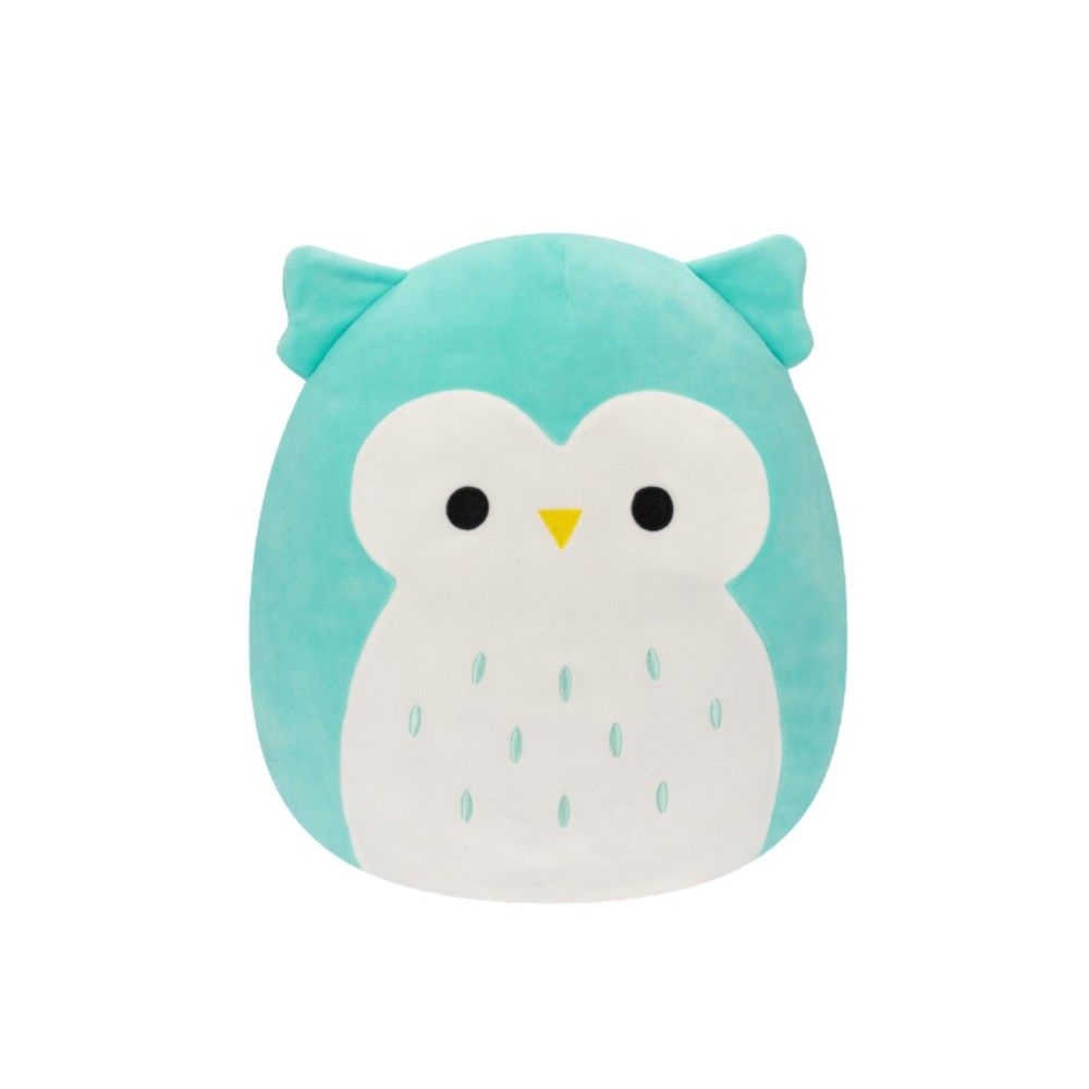 Squishmallows - Winston Owl Plush Toy - Teal - 12-Inch