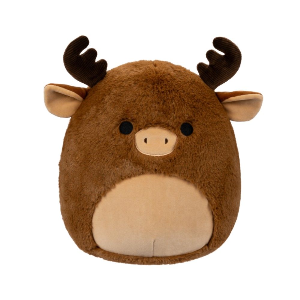 Squishmallows - Maurice Moose Fuzzamallow Plush Toy - Brown - 12-Inch