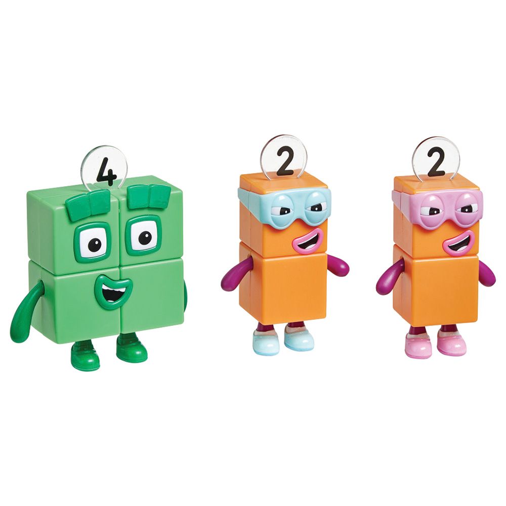 Learning Resources - Numberblocks Four & Terrible Twos Toy - 3pcs