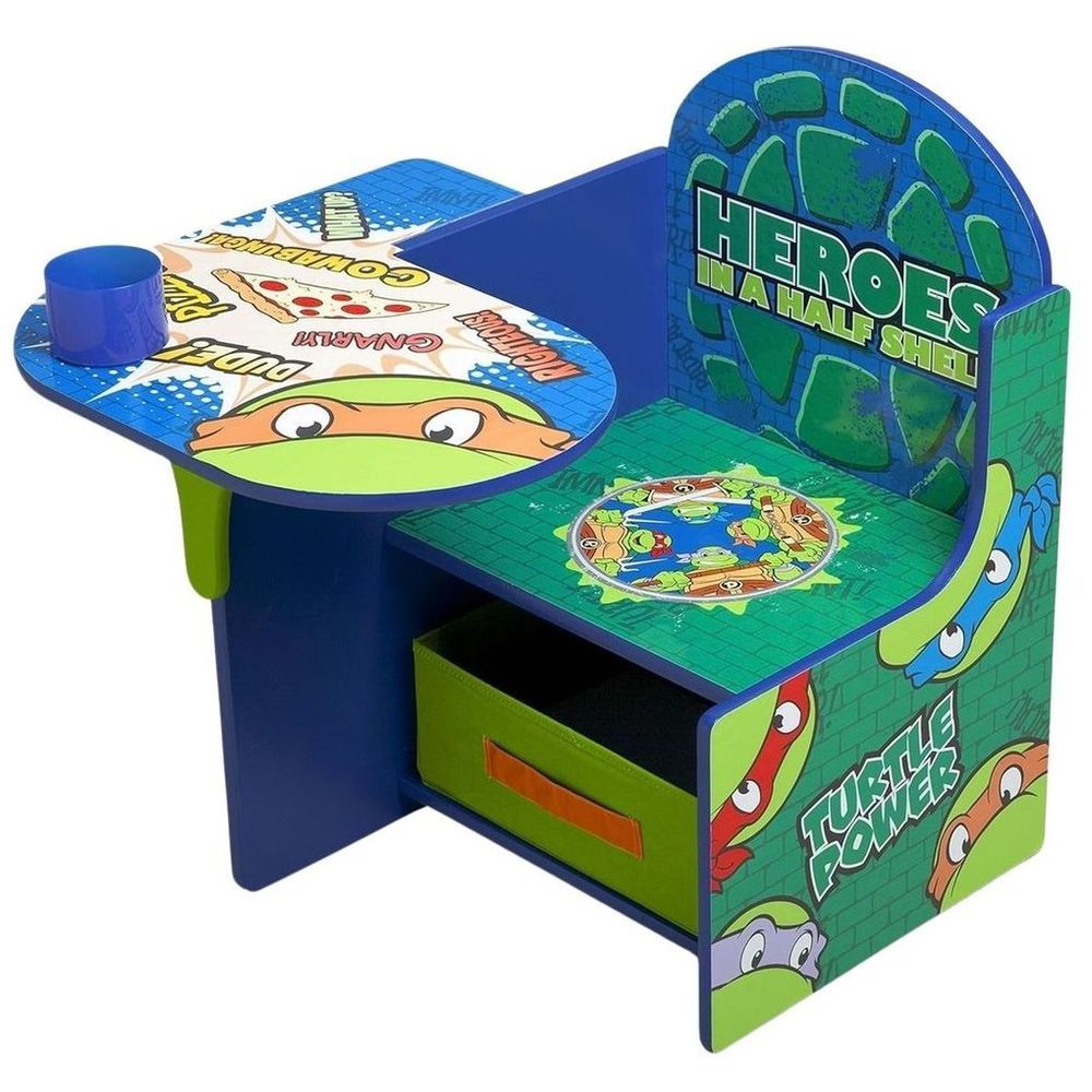 Delta Children - Ninja Turtles Chair Desk With Storage Bin