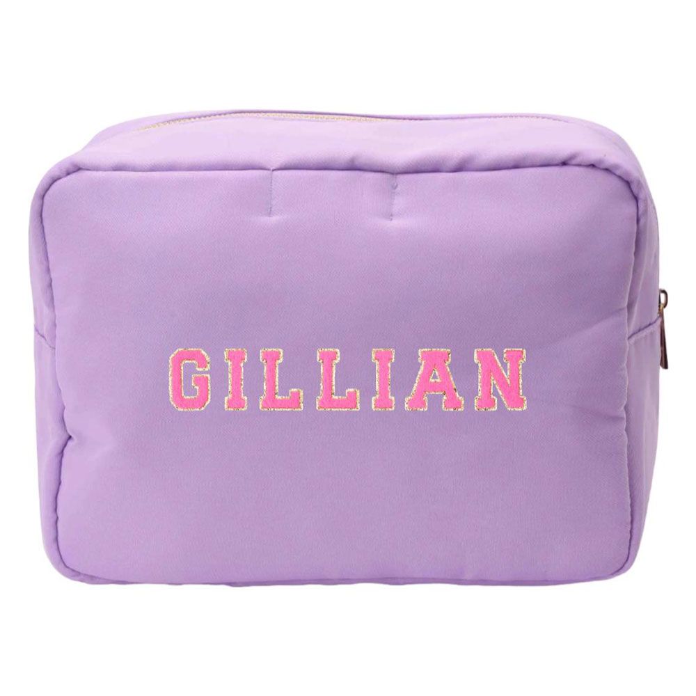 TheHappyTribe - Personalised Large Pouch - Lilac