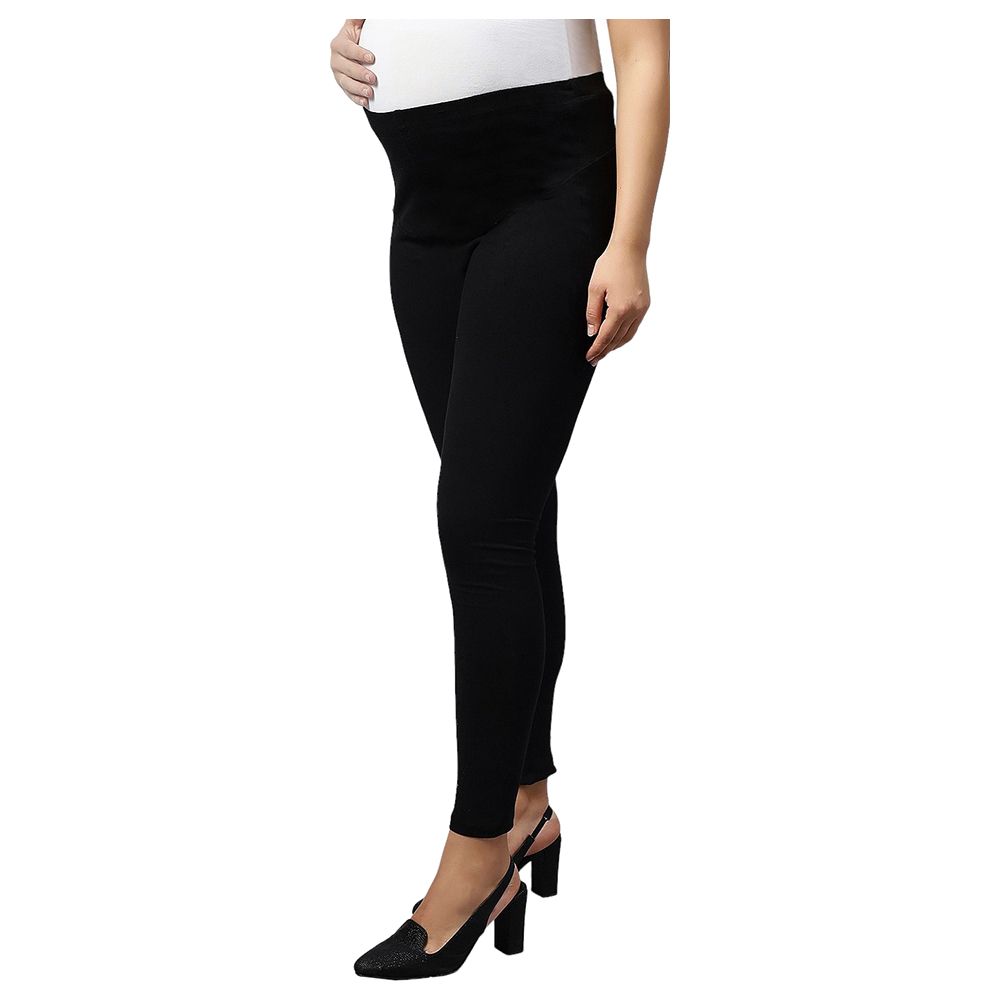 Tummy - Maternity Basic Active Wear Leggings - Black