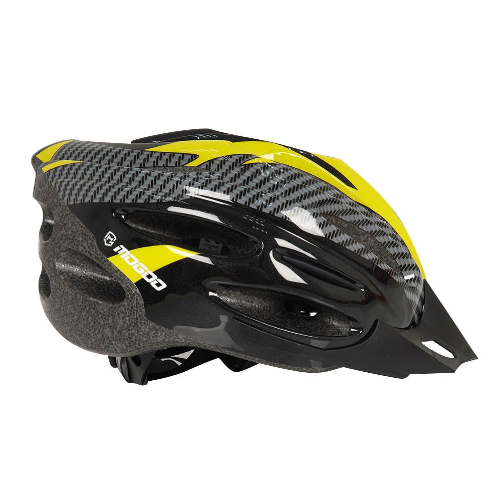 Mogoo - Adult Sports Helmet Large - Black & Yellow