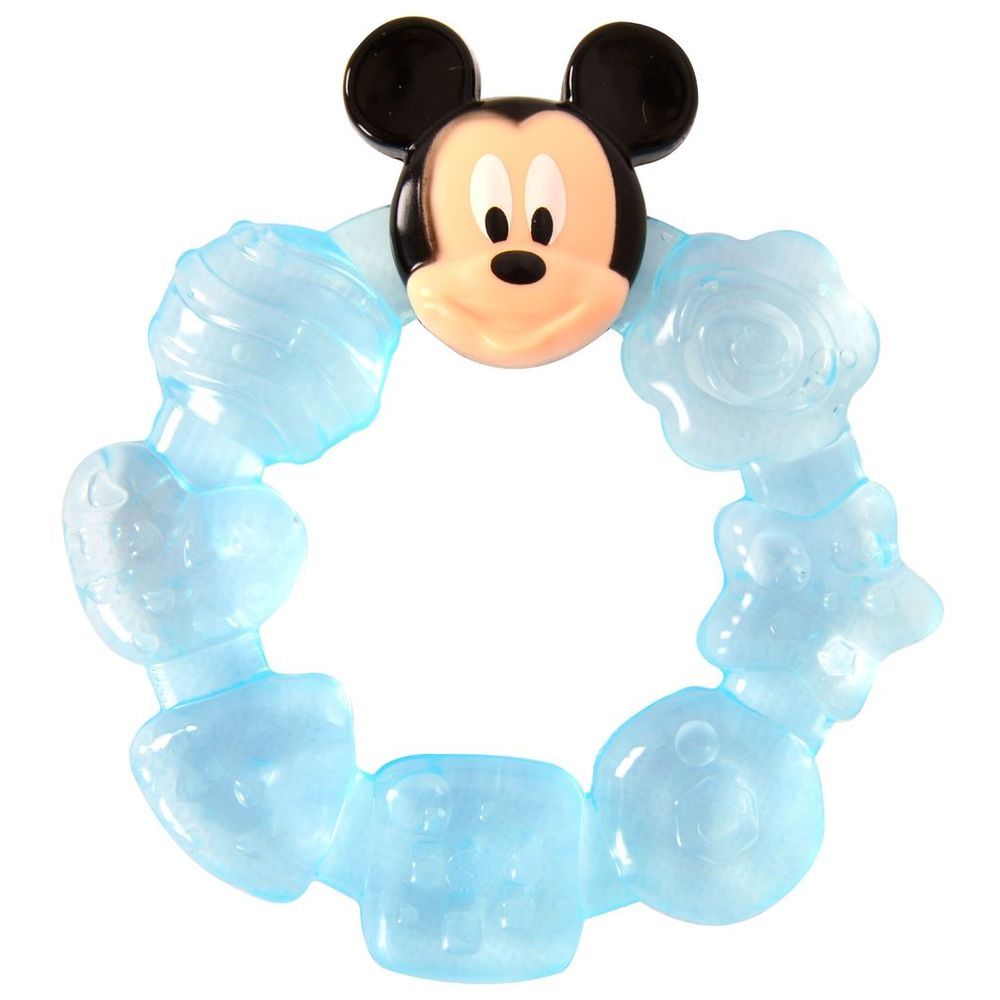 Disney - Round Shape Mickey Water Filled Teether - Blue