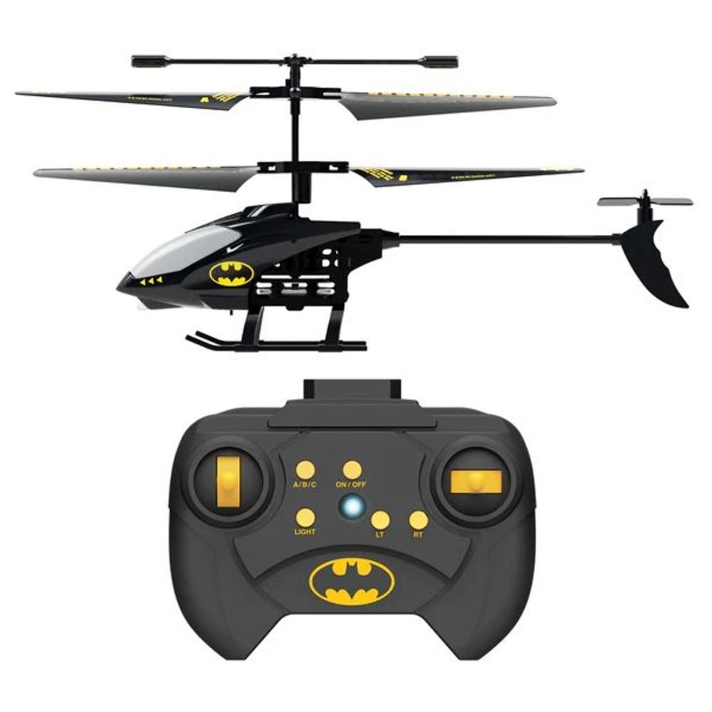 DC Batman - Gyro 2CH Remote Control Helicopter - Black