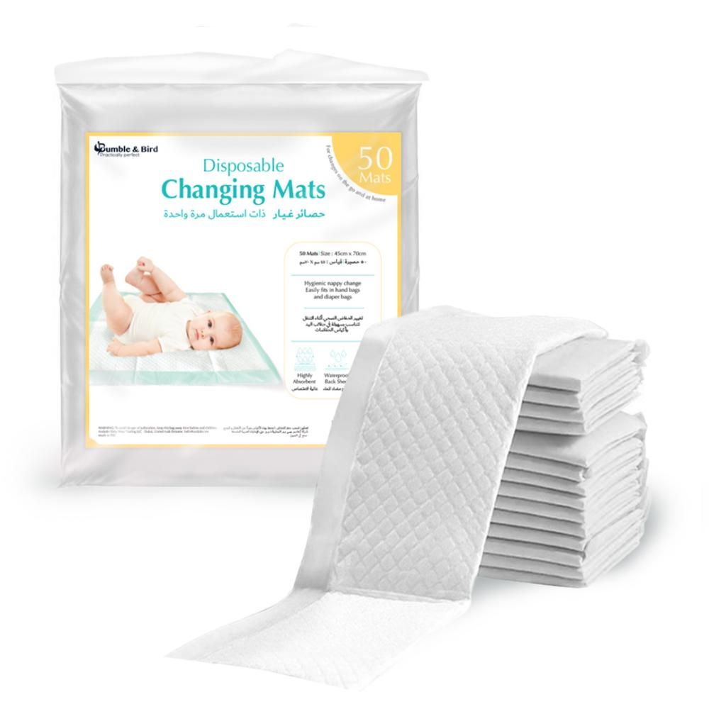 Bumble Bird Disposable Changing Mat Pack Of 50 White