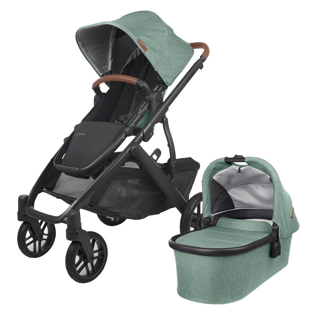 Uppababy - Vista V2 Stroller - Gwen - Green Melange