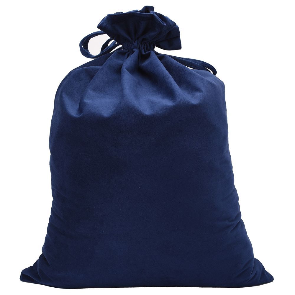 The Happy Tribe - Velvet Christmas Sack - Navy