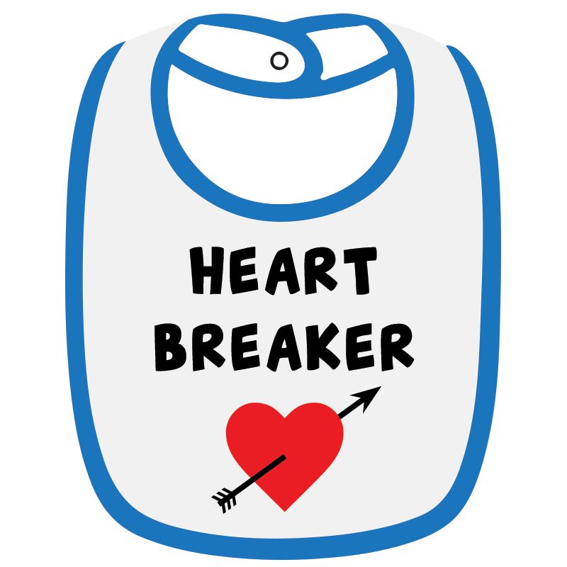 Twinkle Hands Heart Breaker Baby Bib