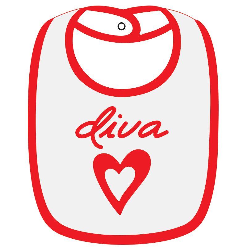 Twinkle Hands Diva Baby Bib